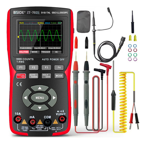 Multimetro Bside 2en1 Osciloscopio Digital 48msa/s 10mhz Rms