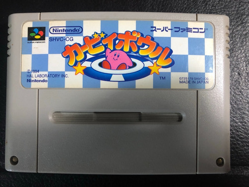 Juego Nintendo Super Famicom Kirby Bowl