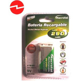 Bateria Recargable 9v 290ma, Pila