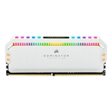 Memoria Ram 16gb 2x 8gb Corsair Rgb White Ddr4 3200mhz /v /v