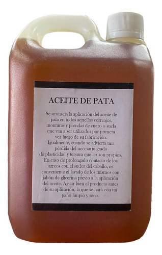 Aceite De Pata Para Cuero Suela Equitación Polo Caballo