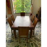 Comedor De 6 Puestos En Madera Roble. Excelente Estado