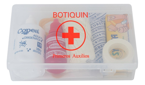 Botiquín Primeros Auxilios 20 Elementos Apto Vtv Medikit Pb