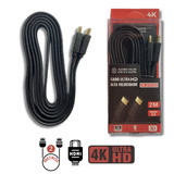 Cabo Hdmi Nylon 2.0 - Ultra Hd 4k 3d Alta Velocidade 3d Tv Ps3 Xbox 2 Metros