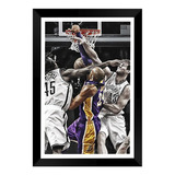 Quadro Poster 2pac Big Michael Jordan Kobe Bryant C/ Vidro