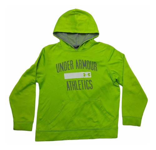 Buzo Under Armour Athletics Verde Fluo Talle M Niño Sku H139