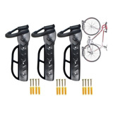 Pack X3 Porta Bicicleta Pared Gancho Para Colgar Soporte Bic