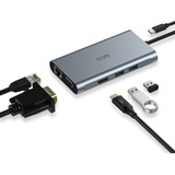 Concentrador Usb C, Estacin De Acoplamiento Para Laptop Usb