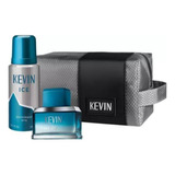 Perfume Neceser Hombre Kevin Ice Edt 60 Ml + Deo 123 Ml 