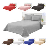 Kit Cobre-leito Casal 5peças Cama Box Colcha Promoção