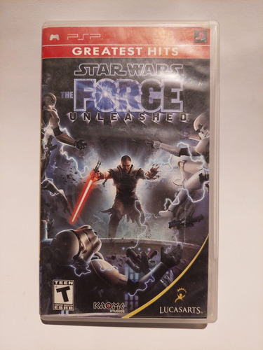 Solo Caja Del Juego Star Wars The Force Unleashed Para Psp