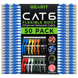 Cable De Conexión Gearit Cat6, Paquete De 50, Cable Ethernet