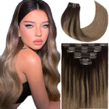 Loxxy Balayage Glam - Extensiones De Cabello Humano 100 % Re