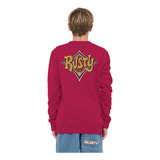 Buzo Rusty Niño Twisted Diamond Junior (10/16) Shop Oficial-