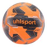 Bola De Futebol Campo Uhlsport Attack - Laranja E Preto