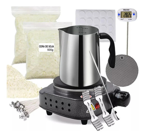 Kit Para Hacer Velas De Velas Con Placa Caliente Electrónica