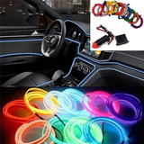 Hilo Tira Luz Neon Colores Led Conector 12v Auto Moto 5m