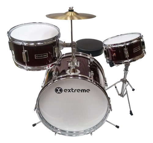 Bateria Infantil Vino 3 Pzas Extreme Exbt015 12m S/int.