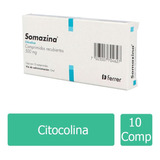 Somazina 500 Mg Caja Con 10 Comprimidos Recubiertos