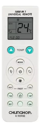 Control Remoto Univ. P/ Minisplit Aire Acond. Marca Zmartech