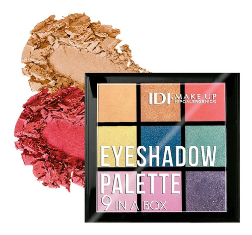 Idi Make Up Eyeshadow Palette 9 In Box
