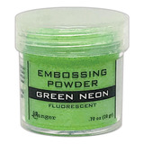 Scrapbook Ranger Polvo Embossing 20gr Green Neon Verde