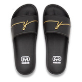 Chinelo Slide Hocks Black Preto Filigrama Golden Original