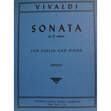 Partitura Violino  Piano Sonata In D Minor Vivaldi / Gingold