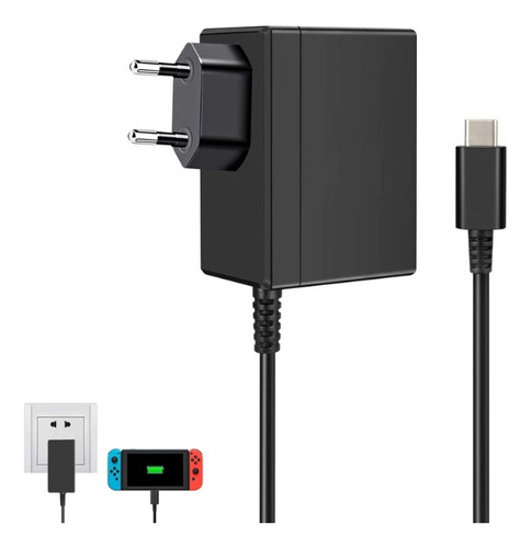 Adaptador Cargador Rápido Compatible Con Nintendo Switch