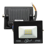 Paquete 10 Super Reflector Led 10w Interperie Cristal Ip66