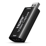 Tarjeta De Captura De Vídeo 1080p Hdmi A Usb Fhd 