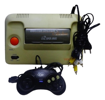 Console Master System 3 Collction Sega Tectoy  Av  Controle E Entrada Fita