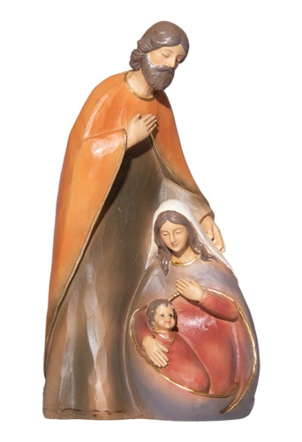 Pesebre Sagrada Familia Adorno Navideño 12,5x8x24cm 