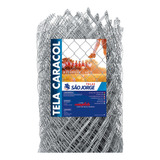 Tela Caracol Galvanizada 2 1/2  Fio 16 Rl 25x0,50m São Jorge