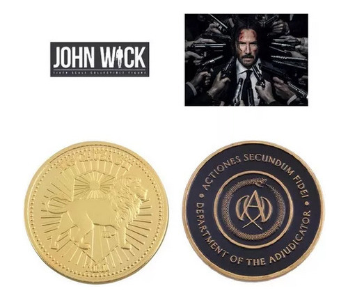 John Wick 2 (dos) Monedas Continental