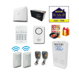 Kit Alarma Inalambrica X28 Domiciliaria Casa Sirenas 2 Controles Remotos Completa