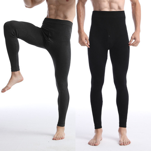 Pantalones Cálidos De Mallas Elásticas Para Hombre.