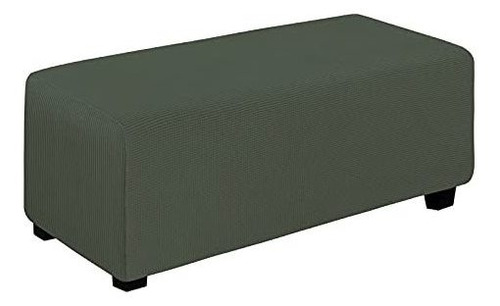 Funda Para Sillon Otomano Easy-going Rectangular Color Verde