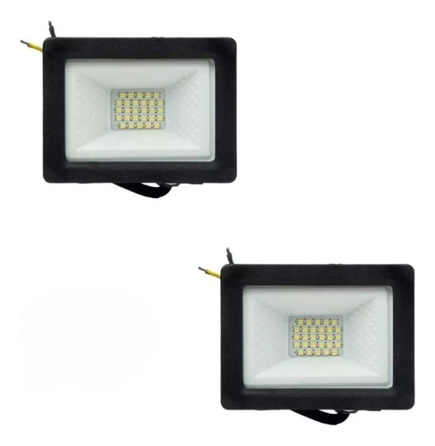 Pack X2 Proyector Reflector Led 20w Sica Luz Fría 