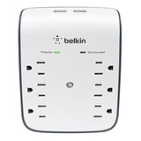 Regulador De Voltaje Belkin 6-outlet Usb Surge Protector