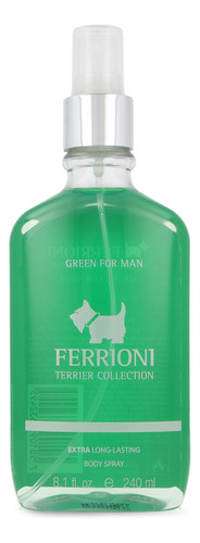 Ferrioni Green Terrier 240ml Body Spray - Caballero