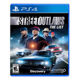 Jogo Ps4 Street Outlaws The List Mídia Física Novo Lacrado