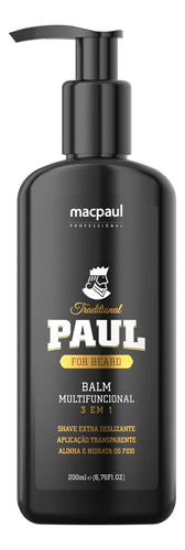 Balm Multifuncional Barba E Cabelo Traditional Paul Macpaul