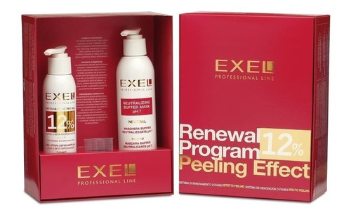 Peeling Facial Exel Kit 12% Máscara Cosmetología