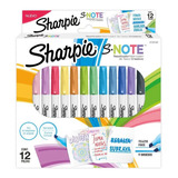 Kit Sharpie Note Hl Pack X 12 Surt.