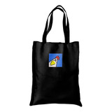 Bolsa Tote Bag Artesanal Gabardina Bordado Serious Chicken