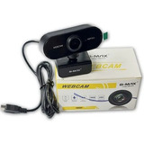 Web Cam Full Hd 1080p Usb Com Microfone Cor Preto