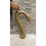 Antigua Y Gran Cabeza Cuello Cisne Bronce 50 Alto-9k 100 Grs