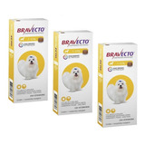 Kit 3 Antipulgas Bravecto De 2 A 4,5 Kg Original