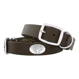 Zep-pro Texas Longhorns Collar Para Perro Concho De Cuero Ma